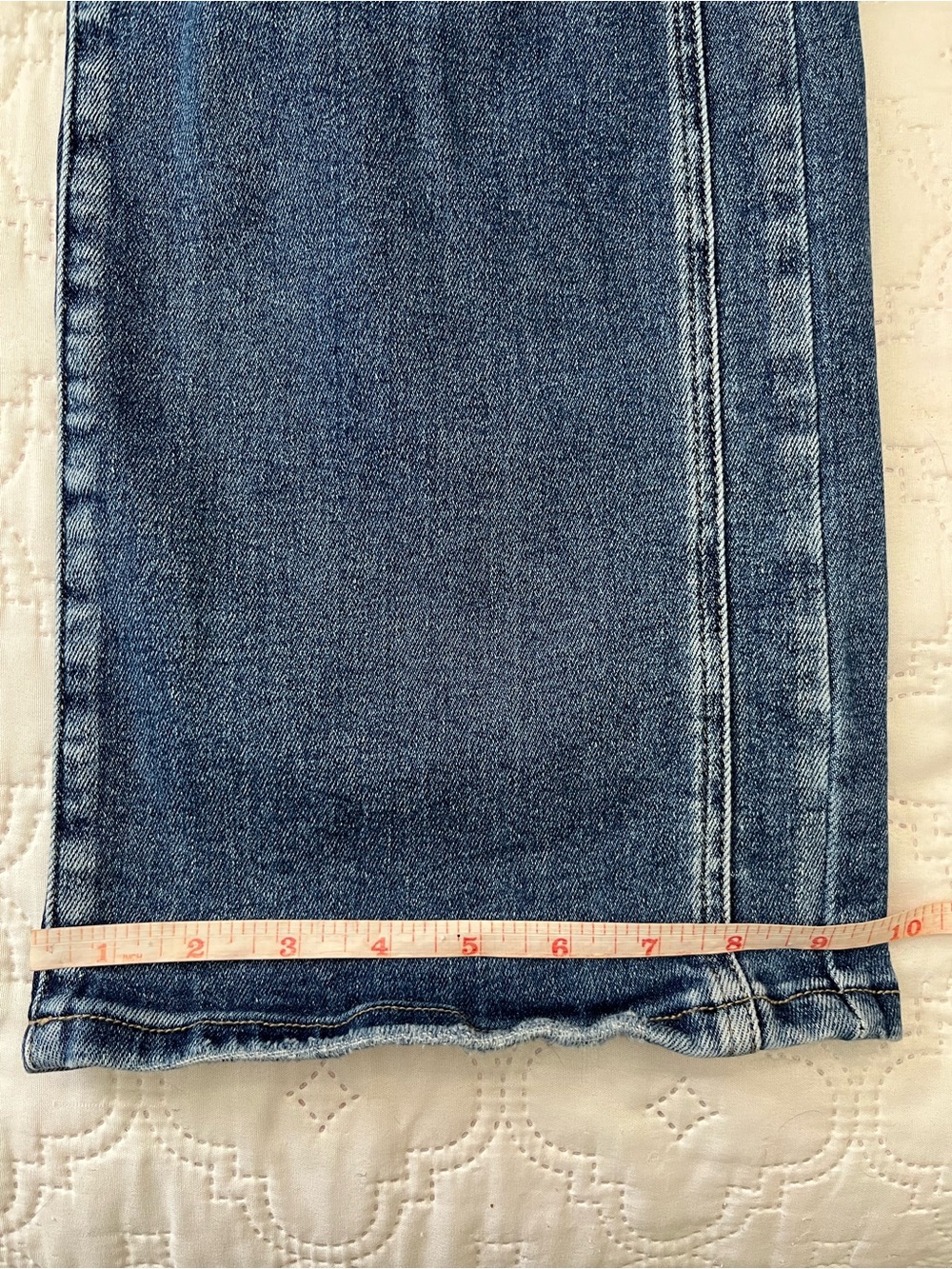 Risen Mid Rise Straight Denim Jeans size 9/29 - Picture 10 of 16